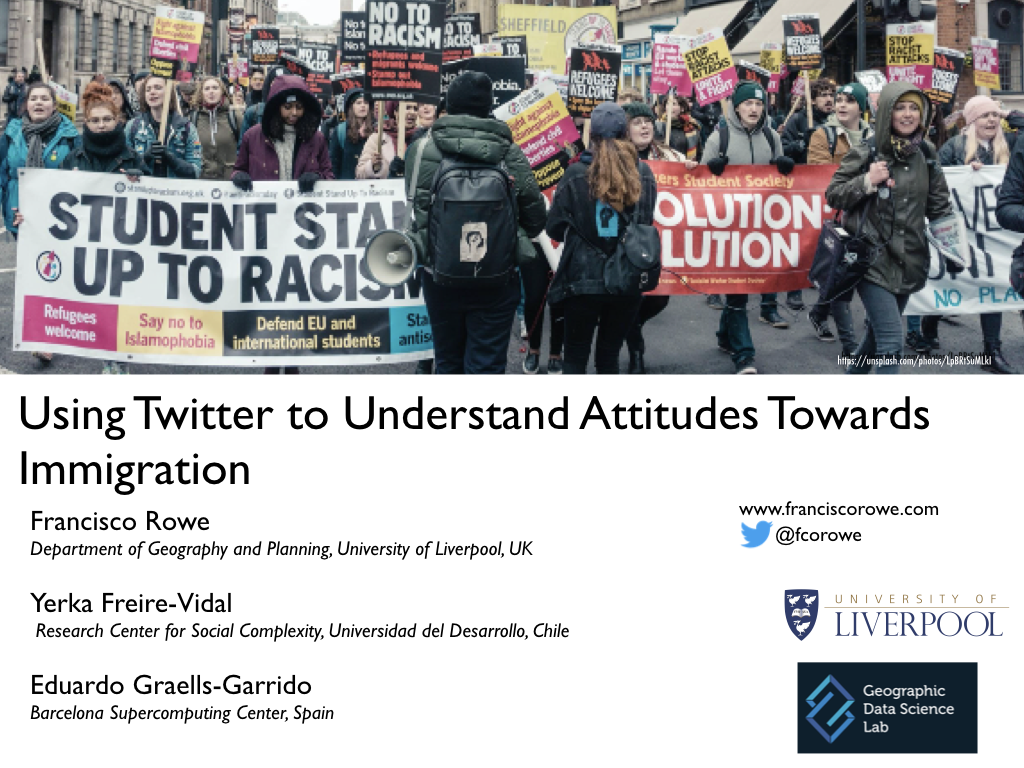 Talk image: Using Twitter and Machine Learning to Understand Attitudes Towards Immigration
