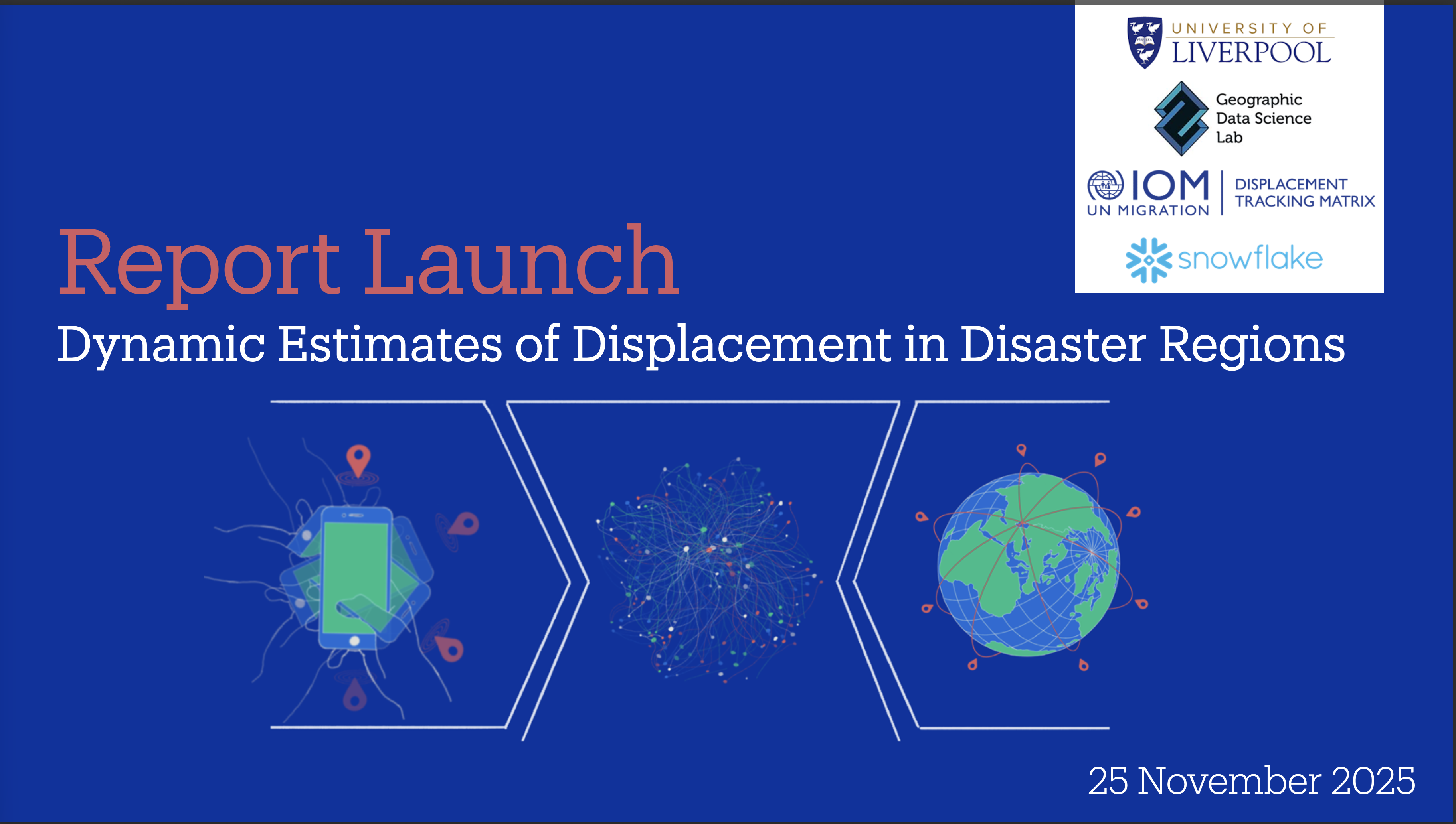 Talk image: Dynamic Estimates of Displacement in Disaster Regions